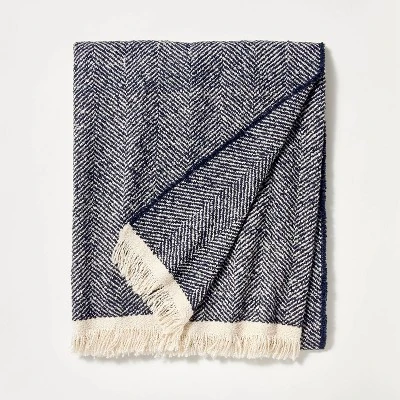 Herringbone Frayed Edges Throw Blanket - Threshold™ Designed With Studio McGee - Image 5