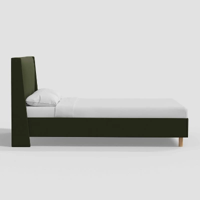 Encino Wingback Platform Bed In Dry Velvet - Threshold™ Designed With Studio McGee - Image 2
