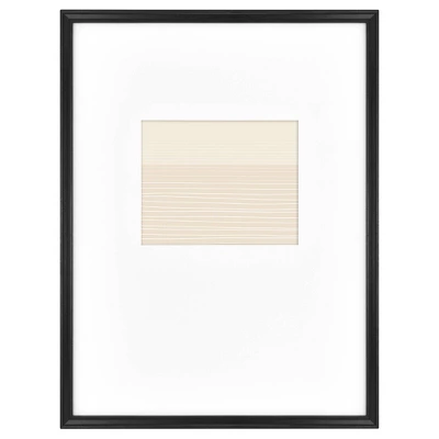19.49" X 25.49" Matted To 8" X 10" Gallery Single Image Frame Black - Threshold™ Designed With Studio McGee