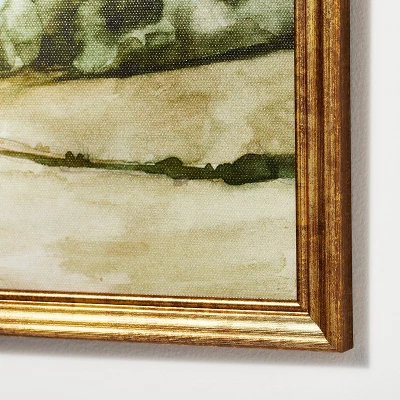 14" X 11" Rolling Hills Framed Wall Canvas Green - Threshold™ Designed With Studio McGee - Image 2