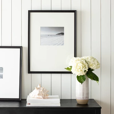 19.49" X 25.49" Matted To 8" X 10" Gallery Single Image Frame Black - Threshold™ Designed With Studio McGee - Image 2