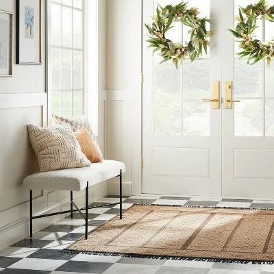Flatweave Rug Neutral - Threshold™ Designed With Studio McGee