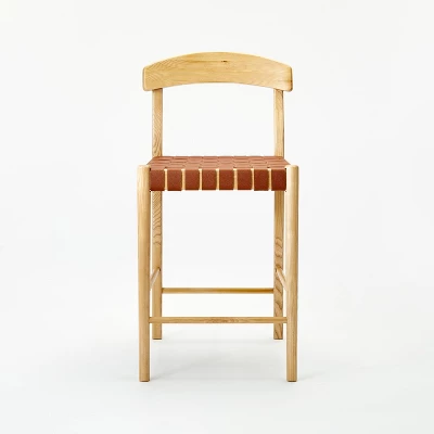 Cliff Haven Solid Wood With Woven Seat Counter Height Barstool - Threshold™ Designed With Studio McGee - Image 2