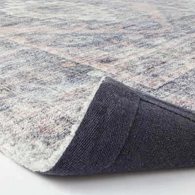 Brighton Distressed Vintage Persian Rug Light Blue - Threshold™ Designed With Studio McGee - Image 3