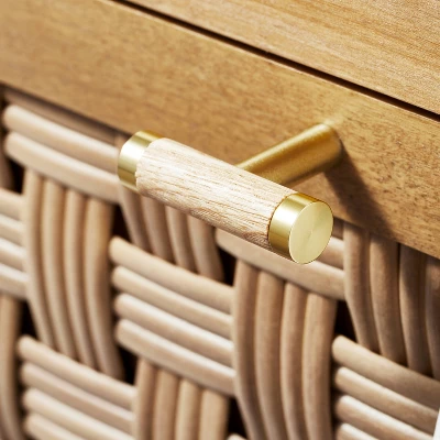 Palmdale Nightstand Woven 1 Drawer Natural - Threshold™ Designed With Studio McGee - Image 4