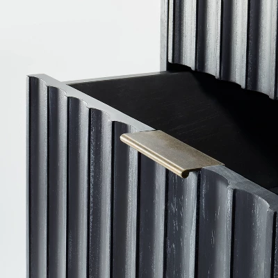 Thousand Oaks Wood Scalloped End Table With Drawers - Threshold™ Designed With Studio McGee - Image 4