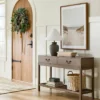 Brandeis Woven Console Table Brown - Threshold™ Designed With Studio McGee