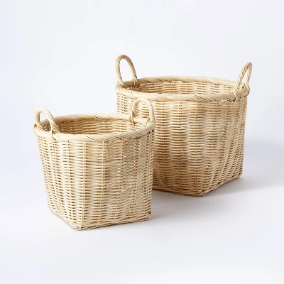 Medium Rattan Basket With Handles - Threshold™ Designed With Studio McGee - Image 3