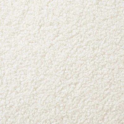 Rosemead Metal Frame And Rounded Back Faux Sherling Accent Chair Cream - Threshold™ Designed With Studio McGee - Image 4