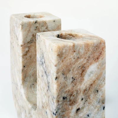 Marble Taper Candle Holder - Threshold™ Designed With Studio McGee - Image 2