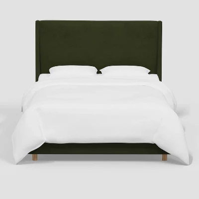 Encino Wingback Bed In Dry Velvet - Threshold™ Designed With Studio McGee