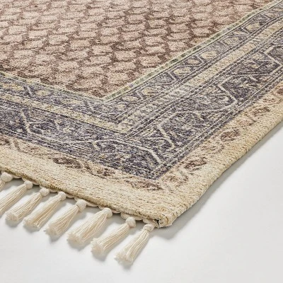 Persian Printed Paisley Style Rug Navy - Threshold™ Designed With Studio McGee™ - Image 2