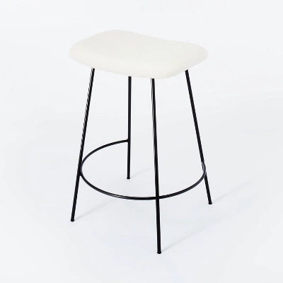 Clarkston Metal Counter Height Barstool With Upholstered Seat - Threshold™ Designed With Studio McGee - Image 3