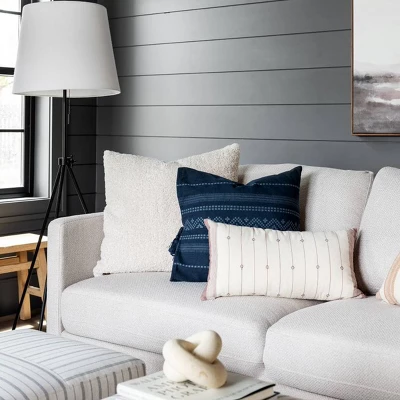 36" X 36" Dreary Abstract Landscape Framed Wall Canvas - Threshold™ Designed With Studio McGee - Image 3