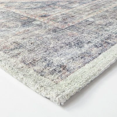 Brighton Distressed Vintage Persian Rug Light Blue - Threshold™ Designed With Studio McGee - Image 2