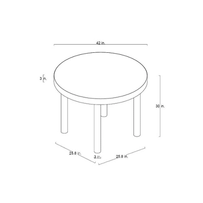 Northvale Round Wood Dining Table - Threshold™ Designed With Studio McGee - Image 5