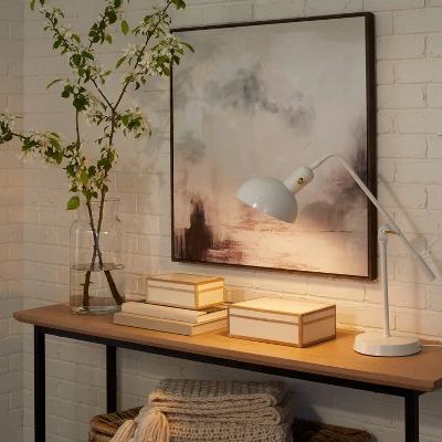Cantilever Task Table Lamp (Includes LED Light Bulb) White - Threshold™ Designed With Studio McGee - Image 2