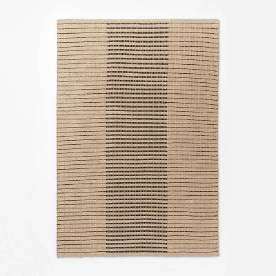Reseda Hand Woven Striped Jute Cotton Area Rug Black - Threshold™ Designed With Studio McGee - Image 5