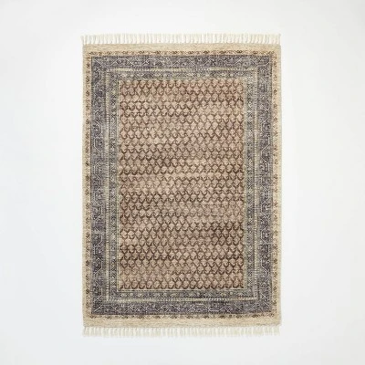 Persian Printed Paisley Style Rug Navy - Threshold™ Designed With Studio McGee™ - Image 5